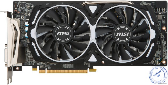 видеокарт MSI Radeon RX 580 Armor OC