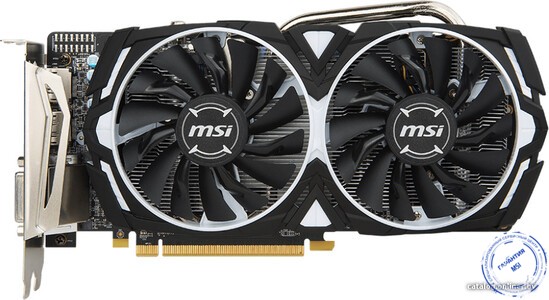видеокарт MSI Radeon RX 470 Armor OC